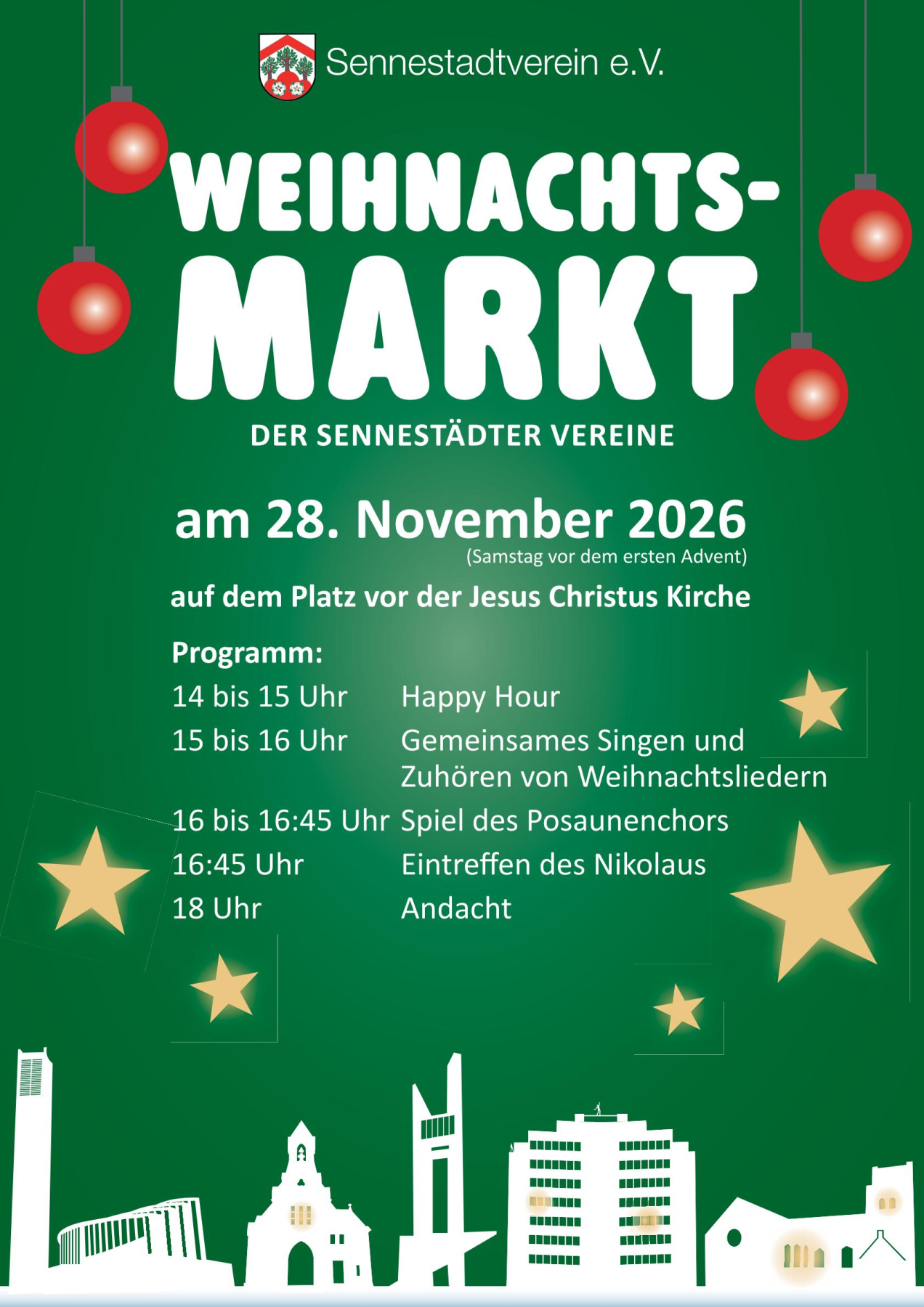 Weihnachtsmarkt der Sennestädter Vereine