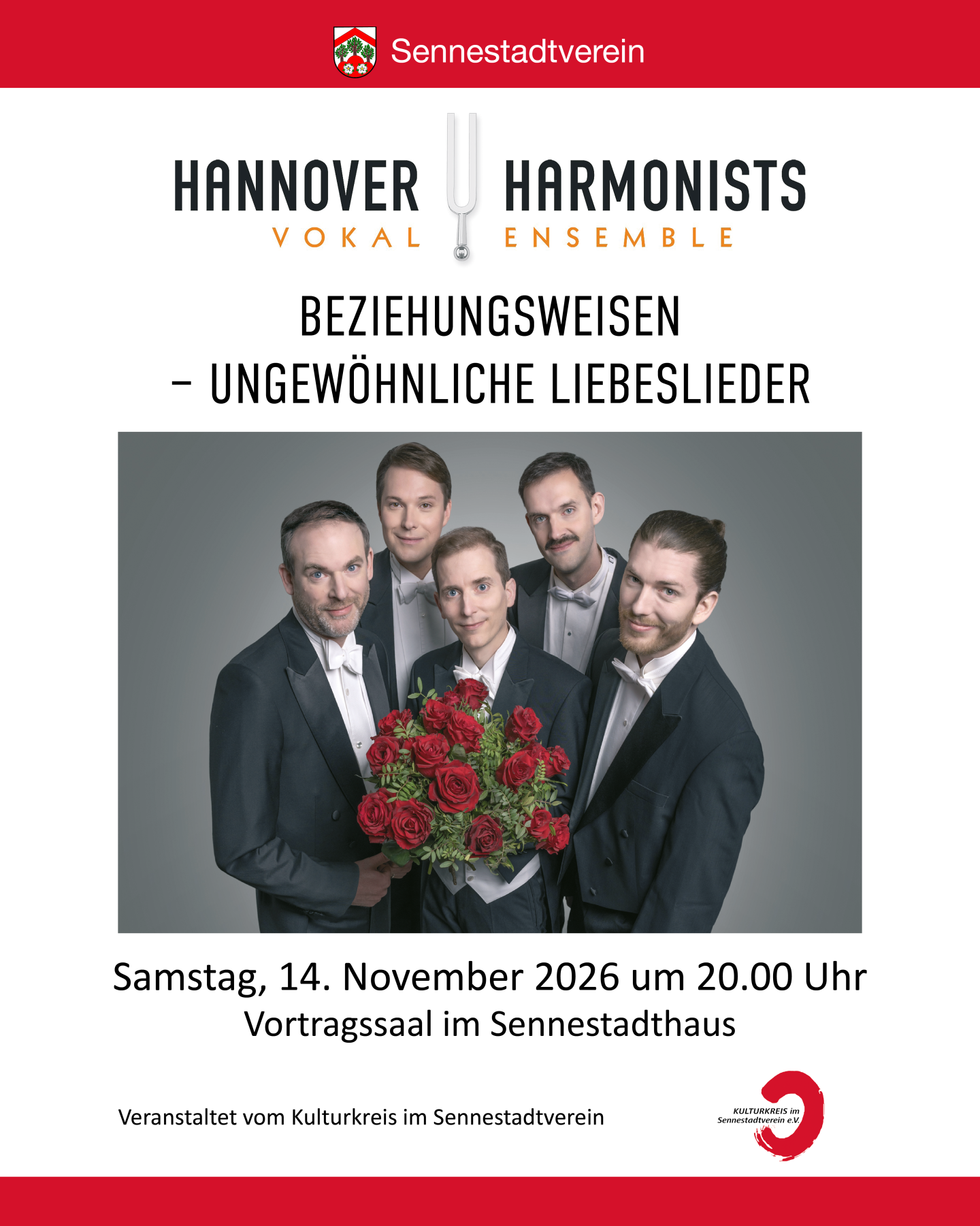 Hannover Harmonists - Beziehungsweisen - Ungewöhnliche Liebeslieder